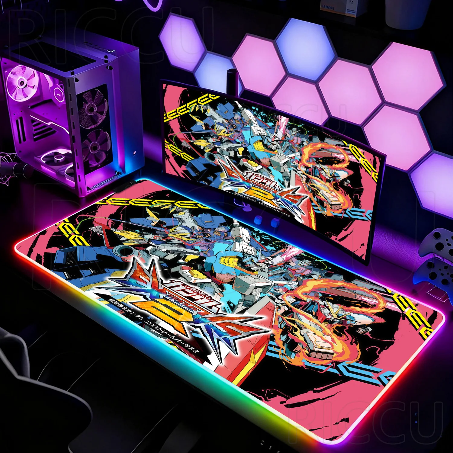 

Аксессуары RGB 900X400 мм G-Gundam резиновый коврик для мыши игровой большой геймерский коврик для клавиатуры настольный ковер светодиодный коврик для мыши XXL компьютерный