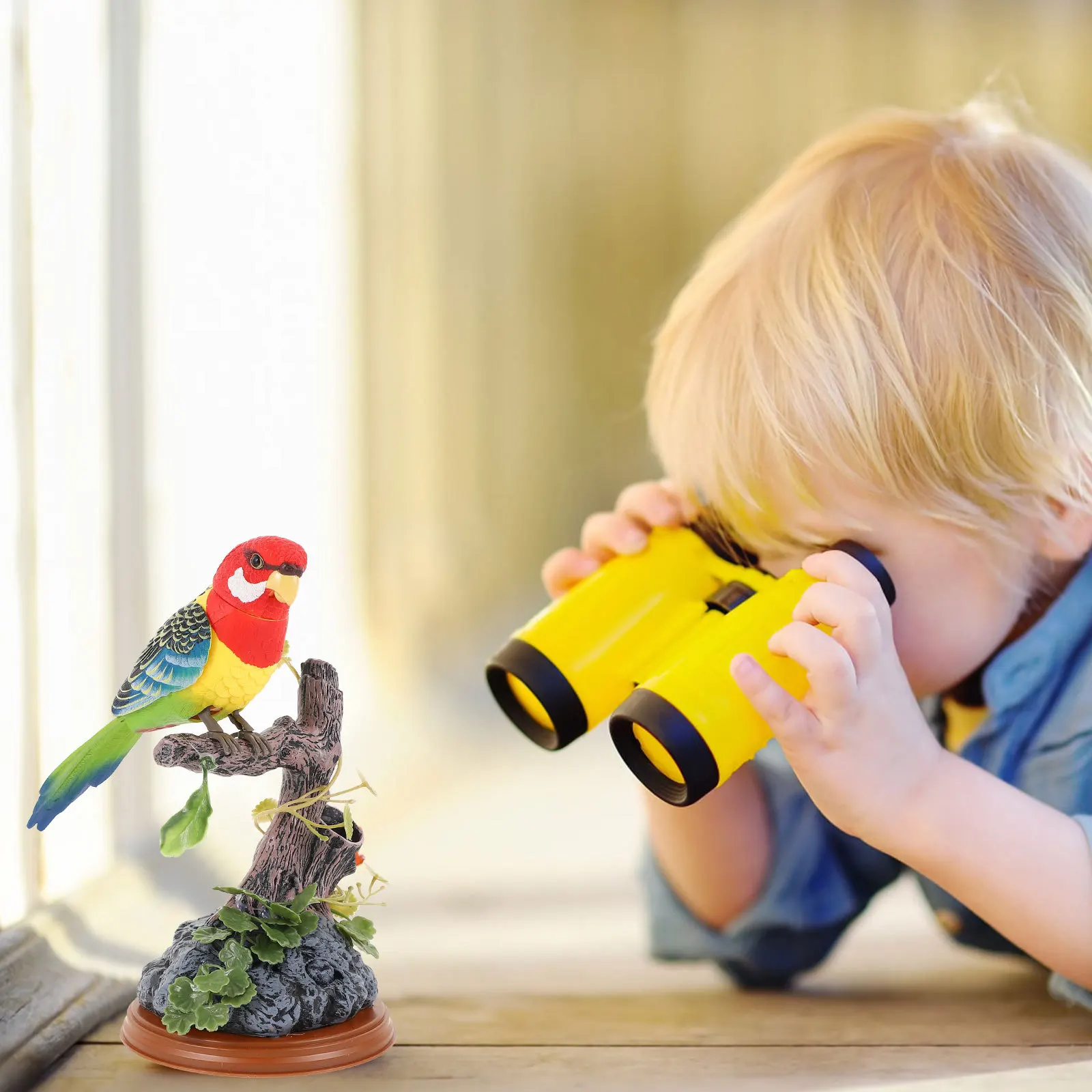 مجموعة واحدة من ألعاب تعليمية تقليد رائعة على شكل ببغاء تسجيل إبداعي للأطفال يكرر الصوت هدية عيد ميلاد مضحكة #2