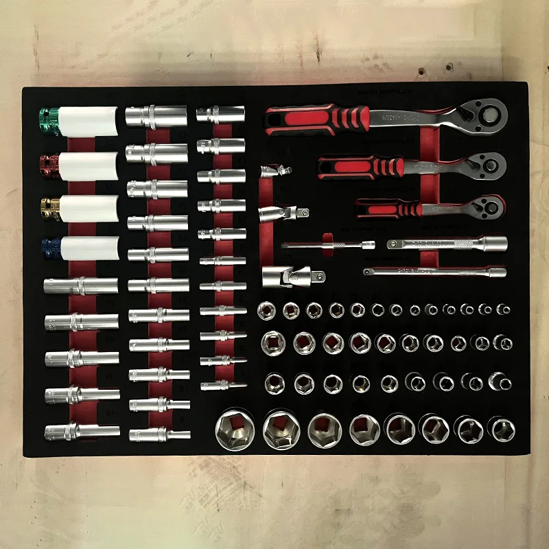 

Трансграничный набор держателей инструментов из ЭВА для ремонта машин, 245 предметов, магазин для ремонта 4S, магазин портативного обслуживания, комбинированный инструмент, производитель