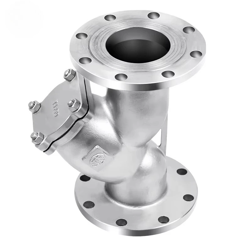 stainless steel flange y type filter CF8/CF8M SS304 SS316 water medium filter GL41W ductile iron