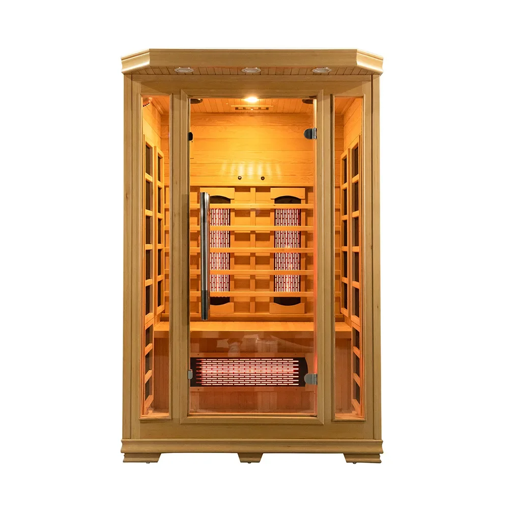 Luxury indoor sauna full spectrum heating near infrared sauna sweat room