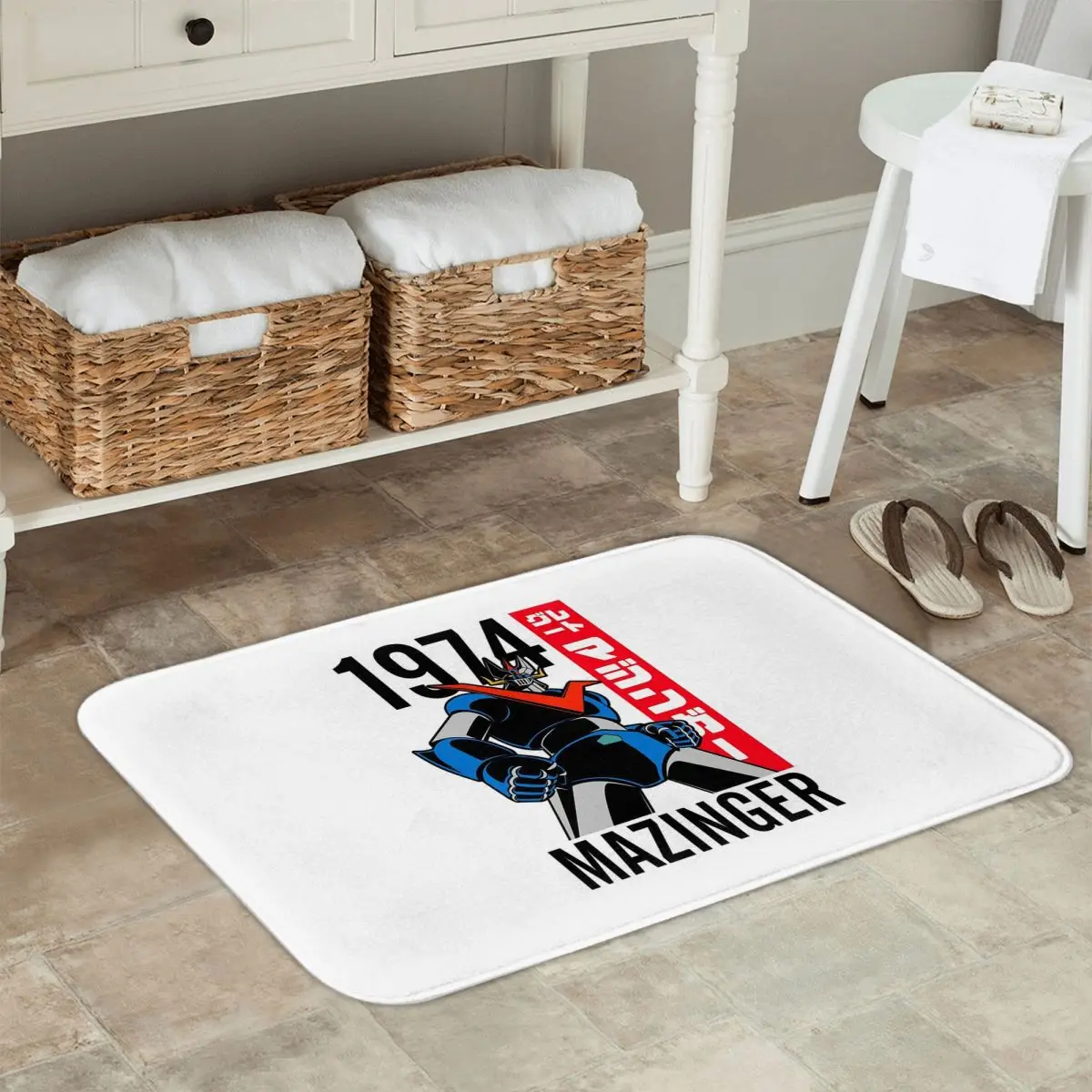 Mazinger Z Mad Robot Grendizer Anime Manga felpudo entrada de la cocina alfombra del suelo del hogar alfombra antideslizante para dormitorio alfombrillas