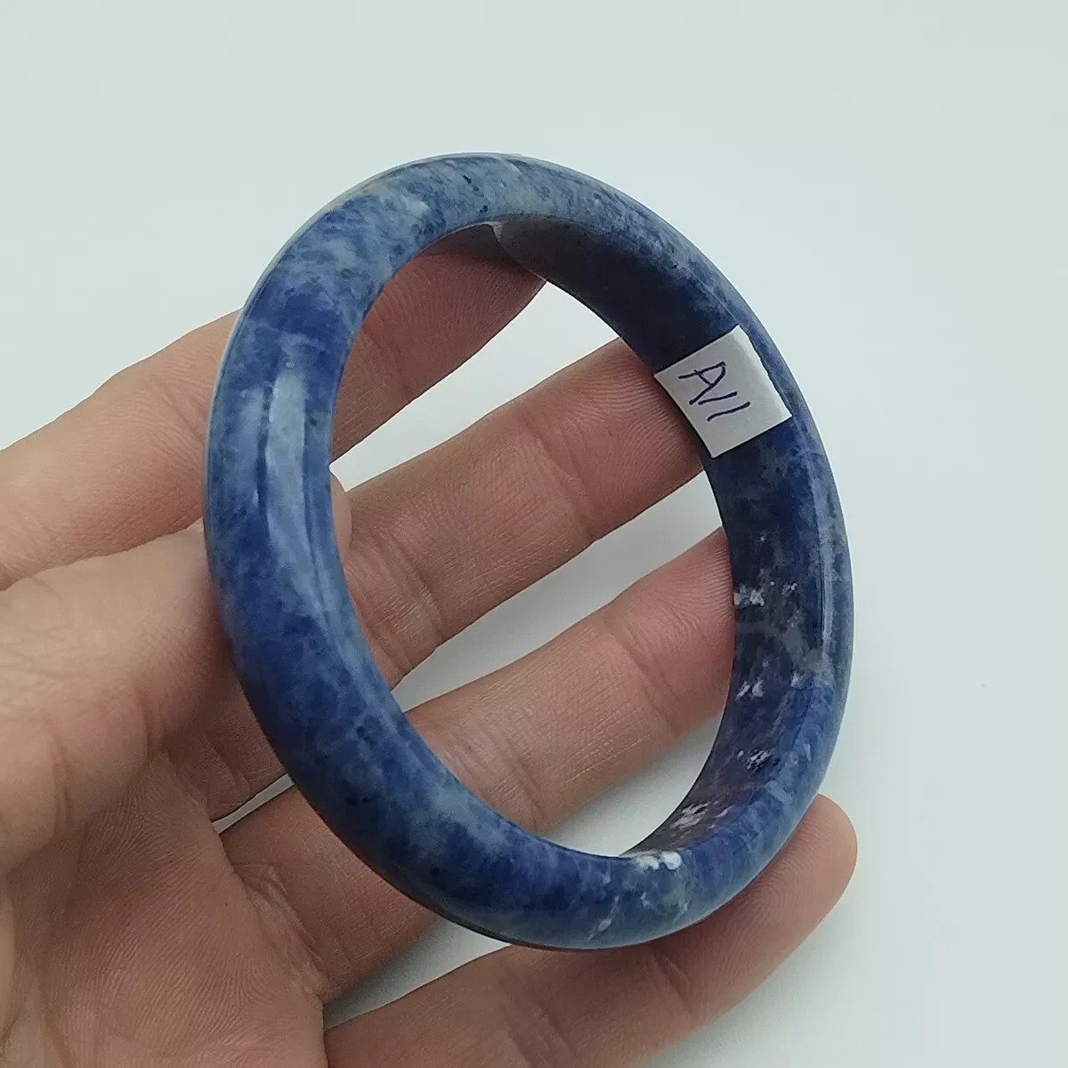 GENUINE Asia 60.30mm Rare Natural Lapis Lazuli Gemstone Bangle Bracelet A11