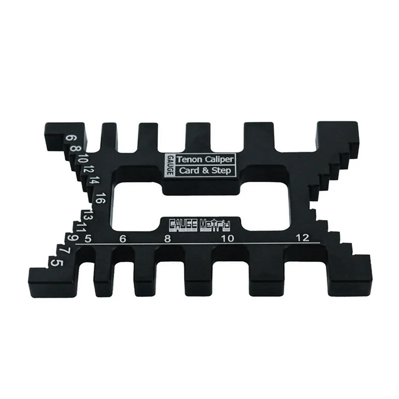 

Измерительный шаблон B62B из алюминия для точной настройки зазоров под шипы, калибр для шипов, глубиномер для настольной пилы, измеритель высоты