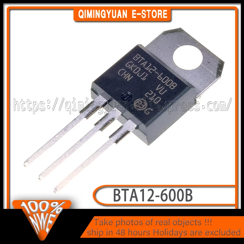 10PCS/LOT BTA12-600B TO220 BTA12 600B BTA12-600 TO-220 12A 100% New Original in stock