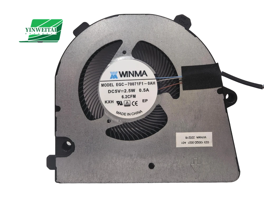 EGC-70071F1-0AH CPU Cooling Fan DFS5K22115572P DC5V 0.5A 4-Pin for  GEEKOM Mini IT8 Mini Air IT11 03K0V6 3K0V6 Fan