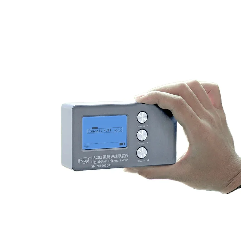 Glass thickness measuring instrument LS201 is used for single-sided measurement of continuous glass, digital reading principle
