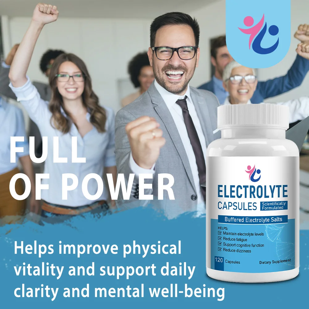 

Highly Absorbable Electrolyte Supplement Capsules, Enhance Endurance, Promote Muscle Recovery, and Improve Focus