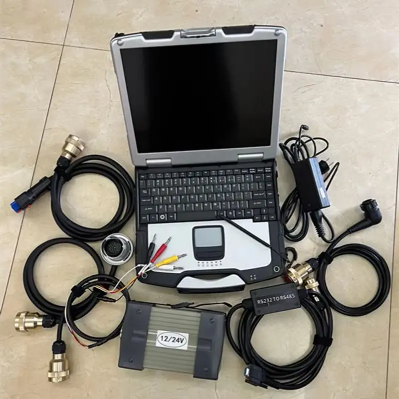 for Mercedes Old Cars Trucks Auto Diagnose Mb Star C3 Sd Connect 3 Tool V2014.12 Software cf31 Laptop Fully Kit 120GB SSD