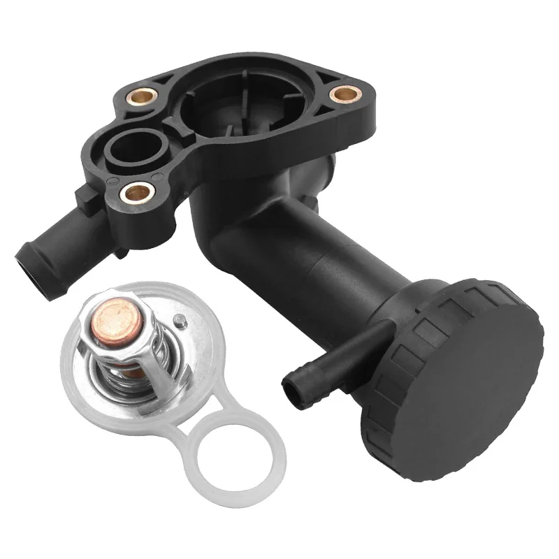 Engine Coolant Thermostat w/Gasket Housing Assembly For MINI R50 R52 1.6L Cooper 2002-2008 11537829959 11532465016 11537829960