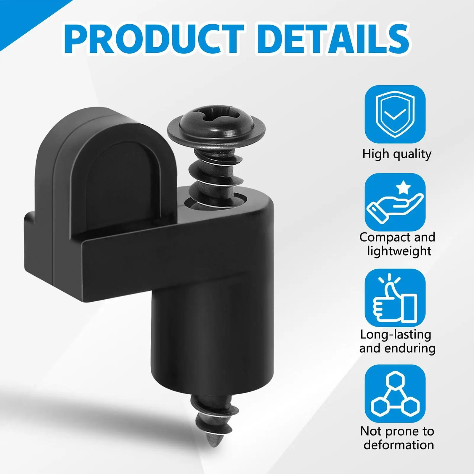 

Зажимы для экрана, 48 шт., 3/8 дюйма, застежка, сверхмощные зажимы для оконного экрана для дома, общежития, офиса, квартиры, спальни, гостиной