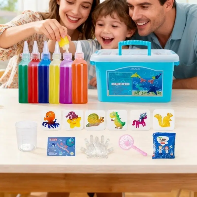 

Magicking Water Gel Toy Transforming Educational Play Set for Kids Magicking Water Gel Toy Easy Assembly Compact Design A2UB