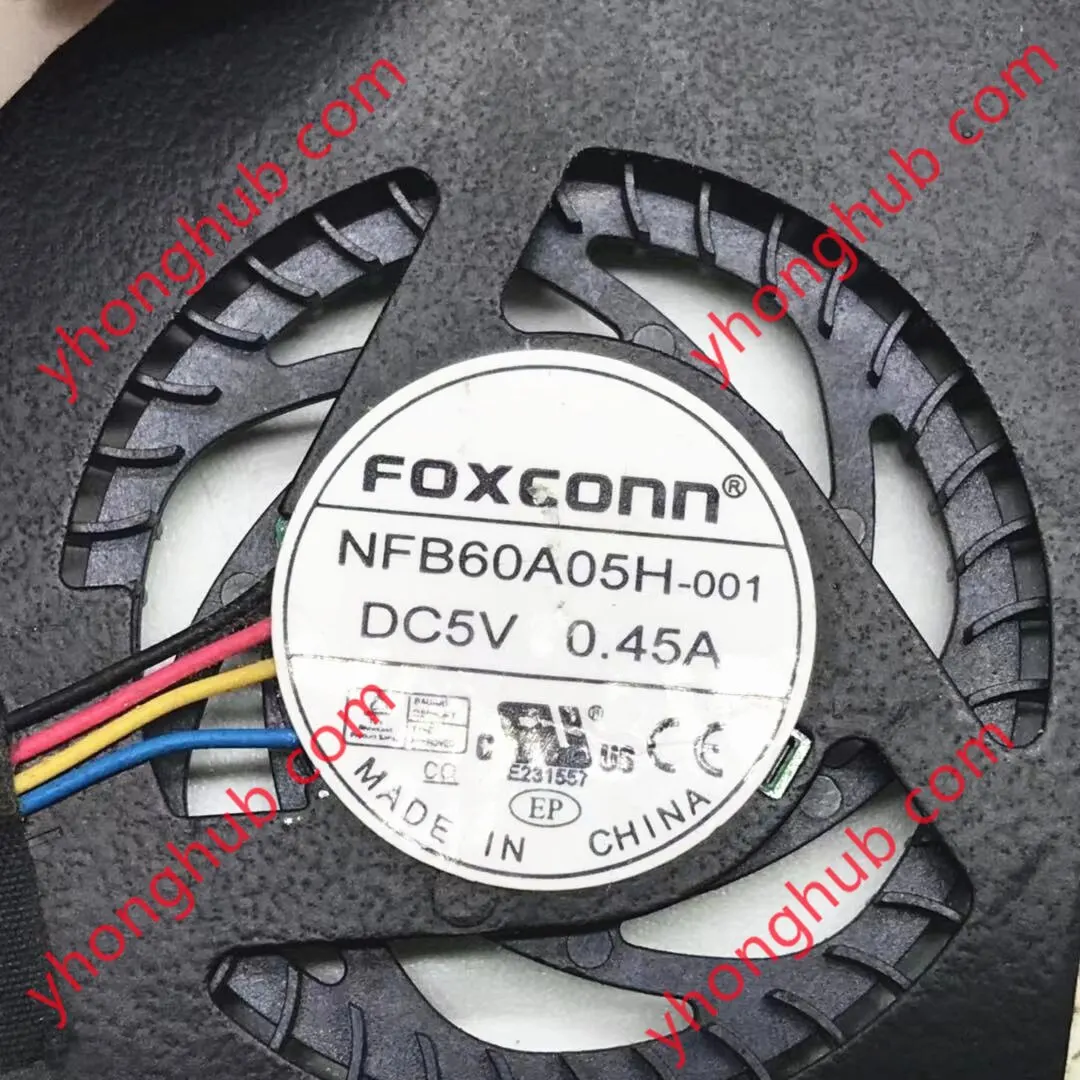 Foxconn NFB60A05H-001 Ventola di raffreddamento per server CC 5 V 0,45 A a 4 fili