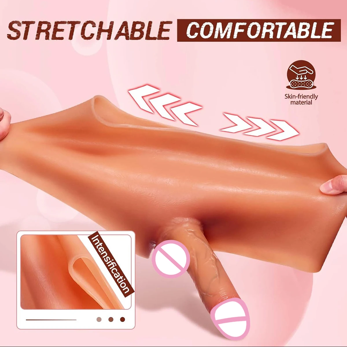 Realistic Strap On Dildo Pants for Women Wearable Penis Harness Belt GSpot Stimulation Adult for Lesbian Couples Sex Toys view 4