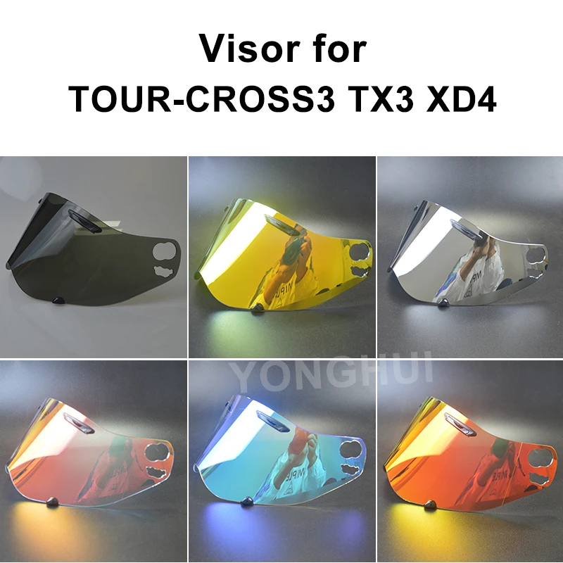 Motorcycle Helmet Sun Visor Cross Helmet Shield Sunshield for TOUR-CROSS3 XD4 Helmet Visor Windshield Moto Accessories