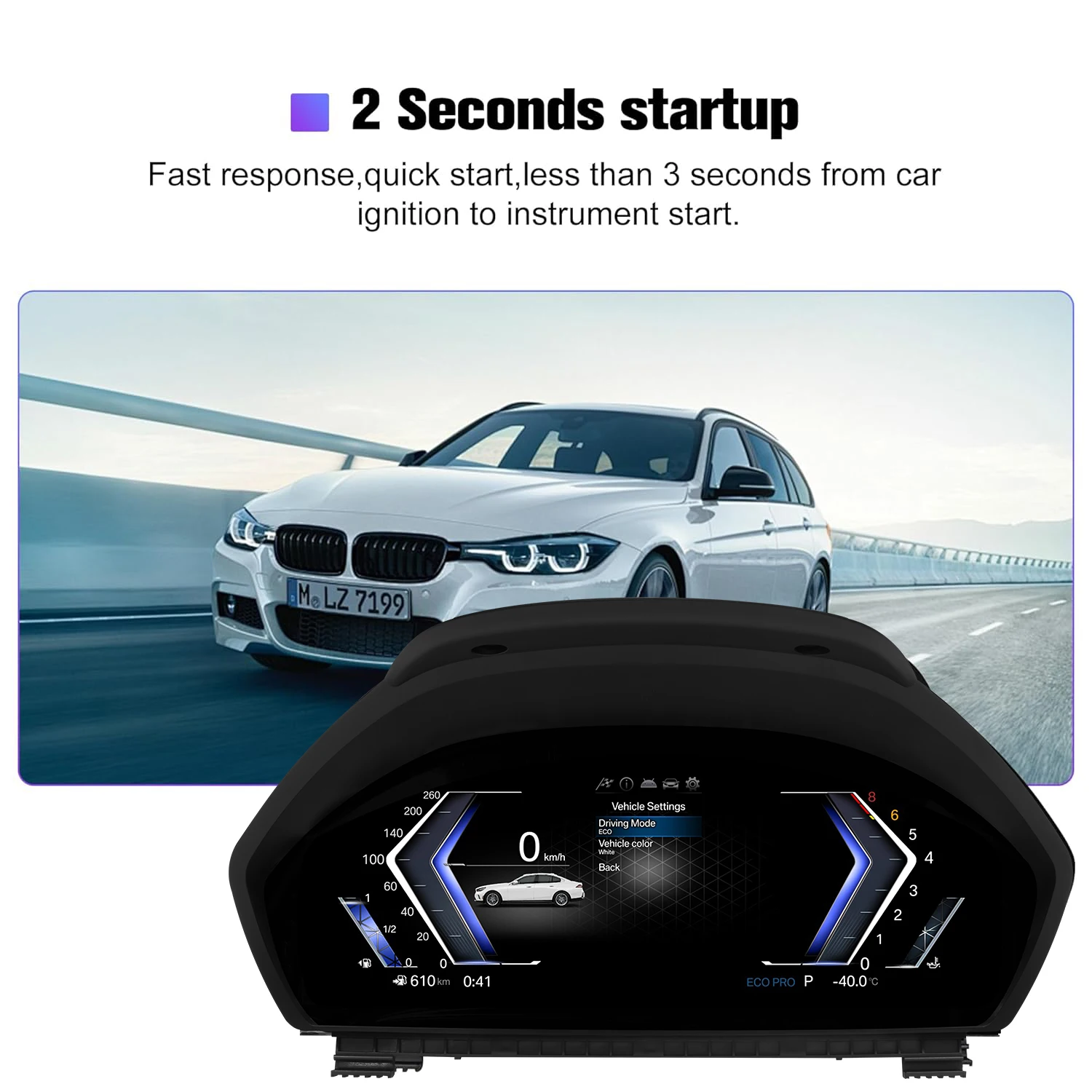 BMW F30/F31 GT-F34 F32/F33/F36 3/4シリーズ用 新型UIクラスター
