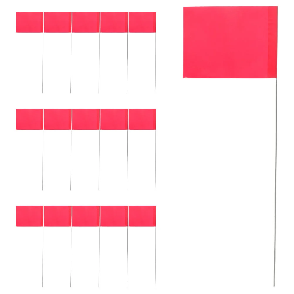 PVC Marking Flag Pet Soccer Replacement Corner Flags Golf Themed Toothpick Mini