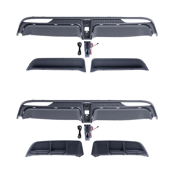 

Factory Supplier Auto Accessories Bodykit YOFER Modified Splitter Compatible Car Rear Bumpers Diffuser Lip For Model 3