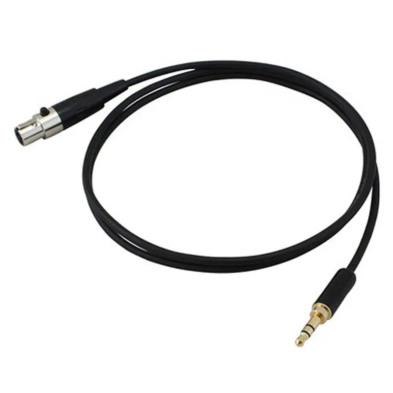 AS95 3.5mm Jack to 3 Pin Mini XLR Female Audio Cable for BM800 PC Headphone Mixer Microphone 0.5M 2 Pack