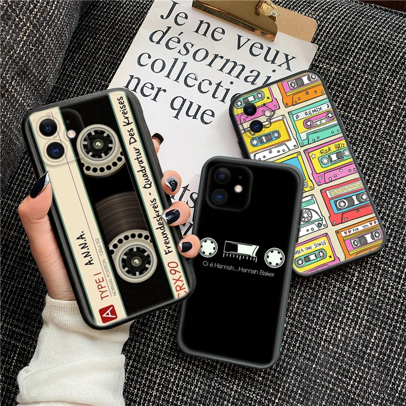 257C Retro tape Soft Case for Huawei Y5P Y6P Y7A Y8P Y9A Y6 Y7 Y8S Y9S Y9 Prime Nova 9 9I 4E 5T 7 Mate 10 Lite 20 Pro P30