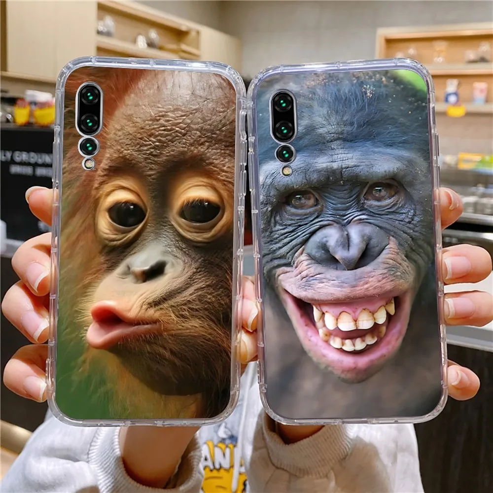 Monkey Sipping Capri Meme Phone Case For Xiaomi 11 Redmi Note 11 5G 8T 9A 9 10T Note8Pro Note9 12SUltra Transparent Case