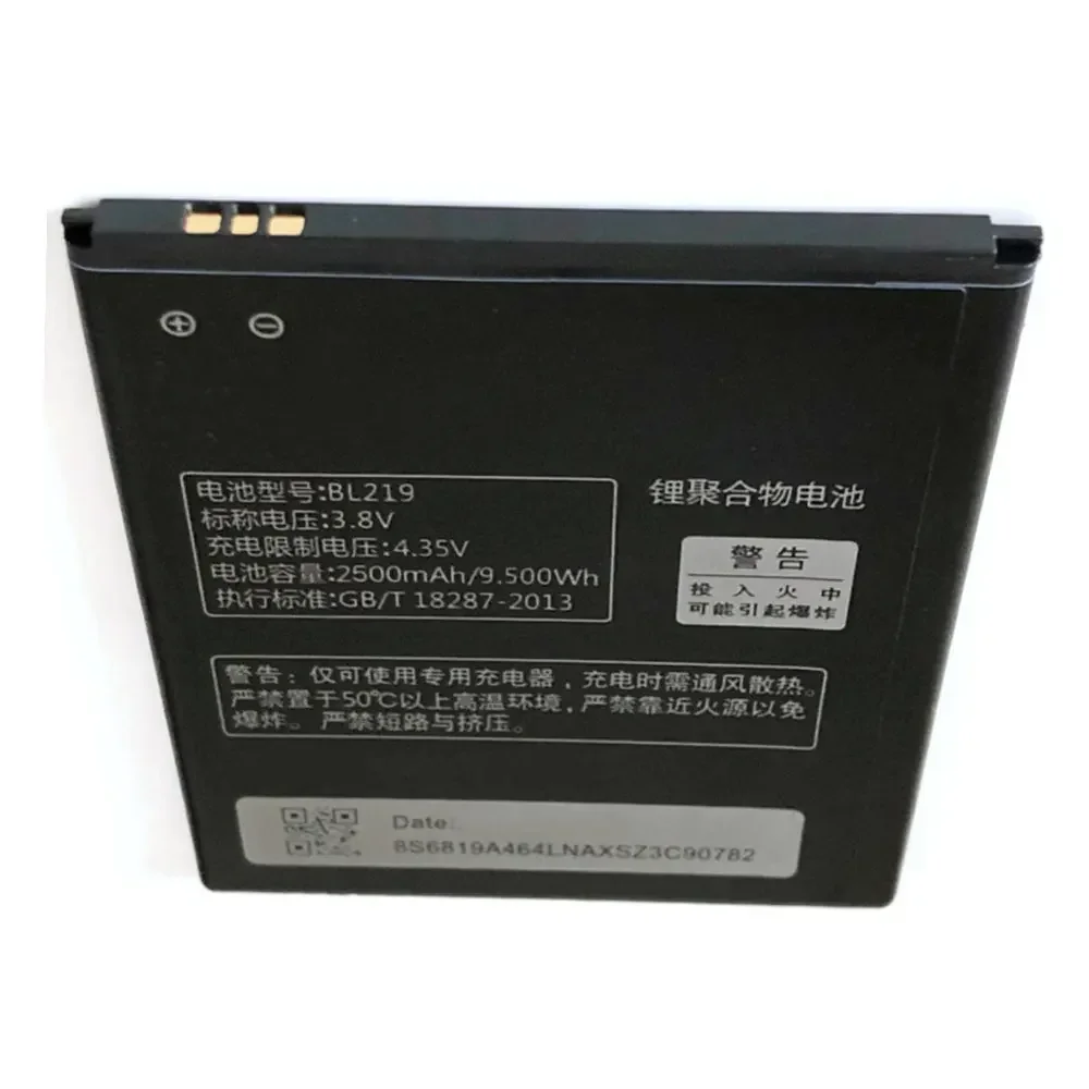 BL219  battery 2500mah  for Lenovo  A880 S856 S810t A850+ A889 A890e A916 Cellphone batteries