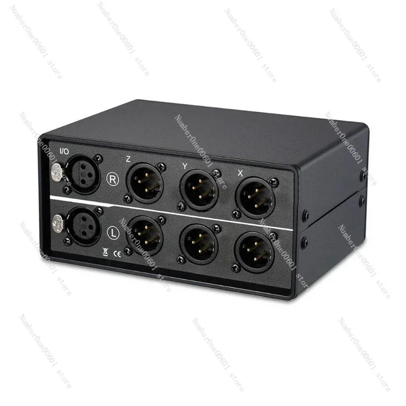 One Little Bear MC103-Pro Mini 3 Ways Stereo XLR Switcher Box Audio Switcher Amplifier Selector