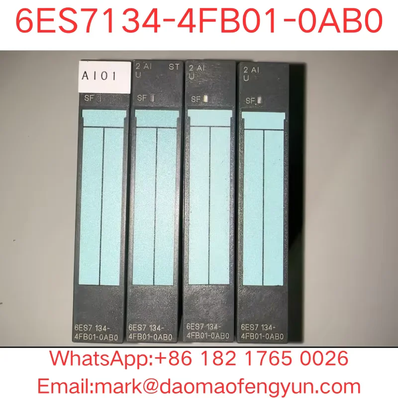 6ES7134-4FB01-0AB0 Used Tested OK In Good Condition SIMATIC DP, Electronics module for ET 200S,