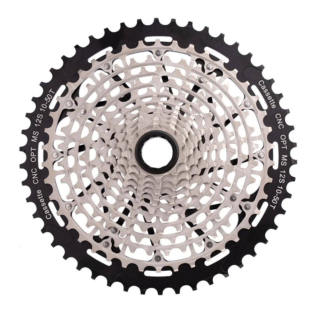 Bolany neue ultraleichte Kassette 12-Gang ms Kassette MTB Kassette Kettenrad 10-50t/52t m6100 für ms Nabe