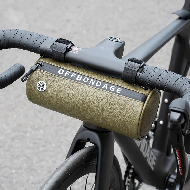 

MultiFunction Portable Waterproof 2L Bike Handlebar Bag Dual-Use Cylinder Pouch with Shoulder Strap for Cycling Essentials