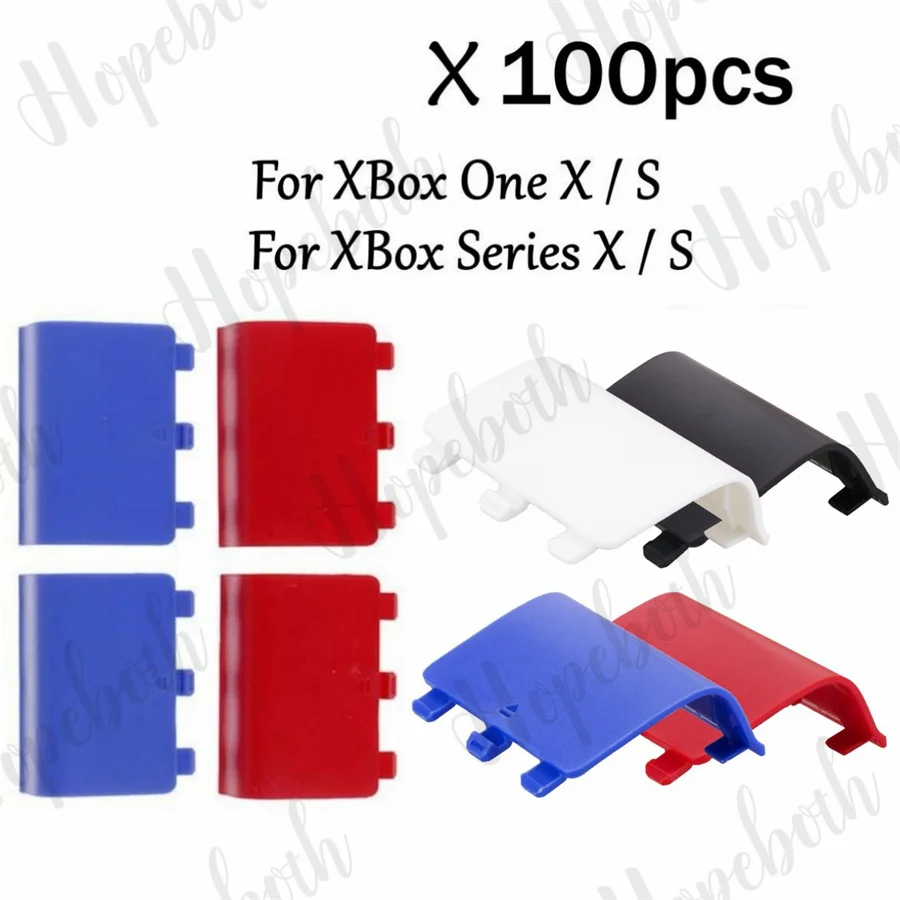 

100pcs Replacement Housing Door Cover for Xbox One Series X S Controller Battery Shell Lid Back Case White Wholesale