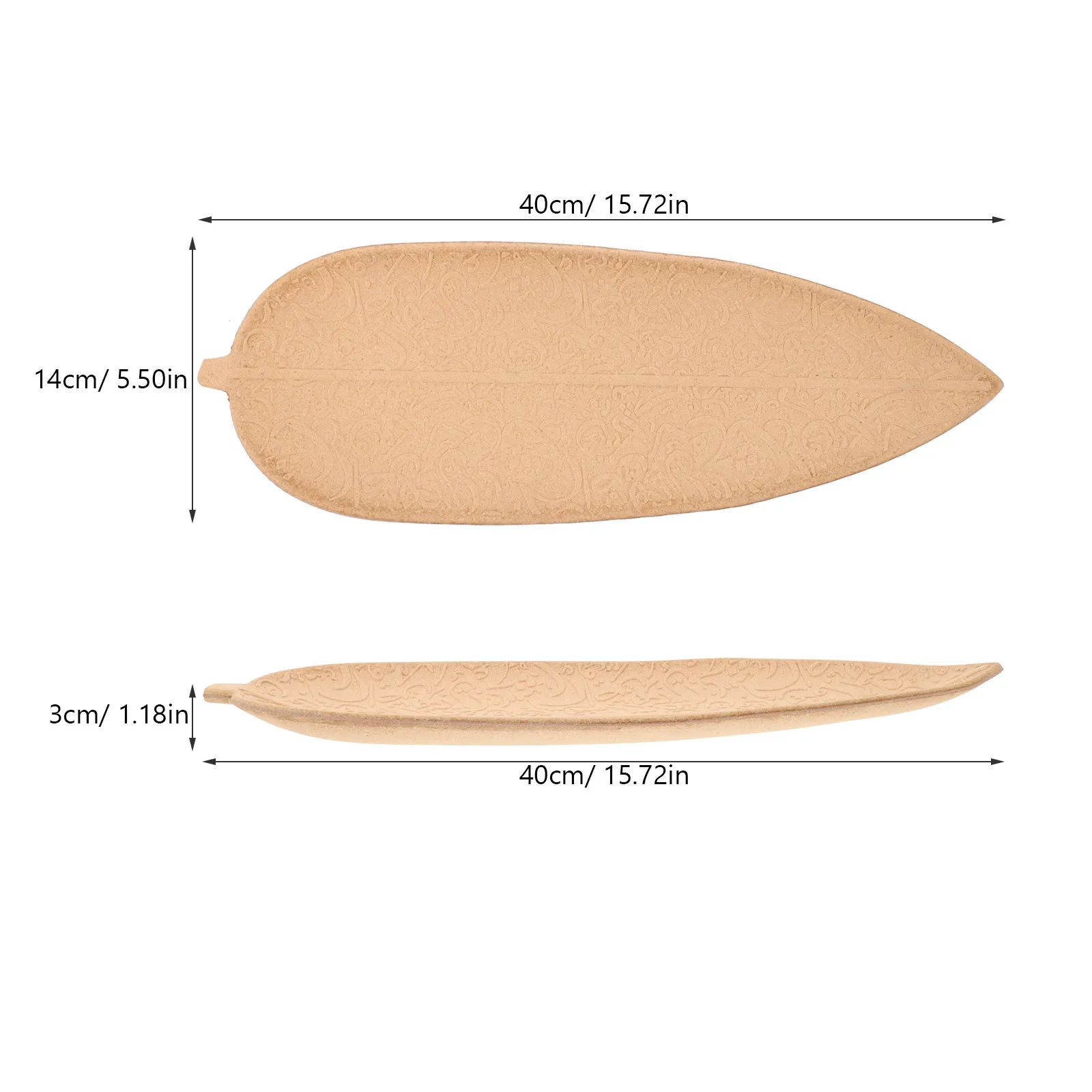 Wood Leaf Serving Plate Solid Wood Decorative Tray Fruit Dessert Snack Display Dining Table Catering Tray Cake Serving Plate