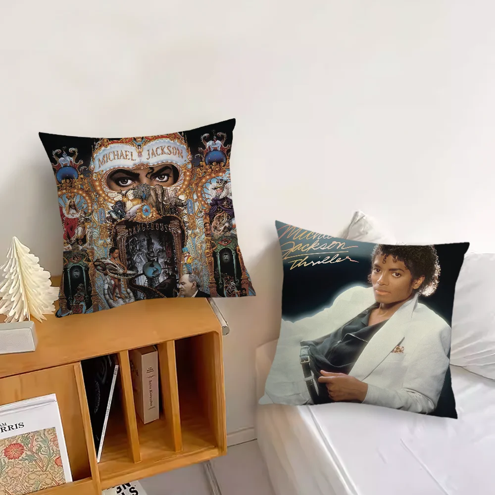 Michael Jackson Legendary Singer Pillow Case Living Room Headboard Bedroom Office Cushion Cushion Sofa Nap Time