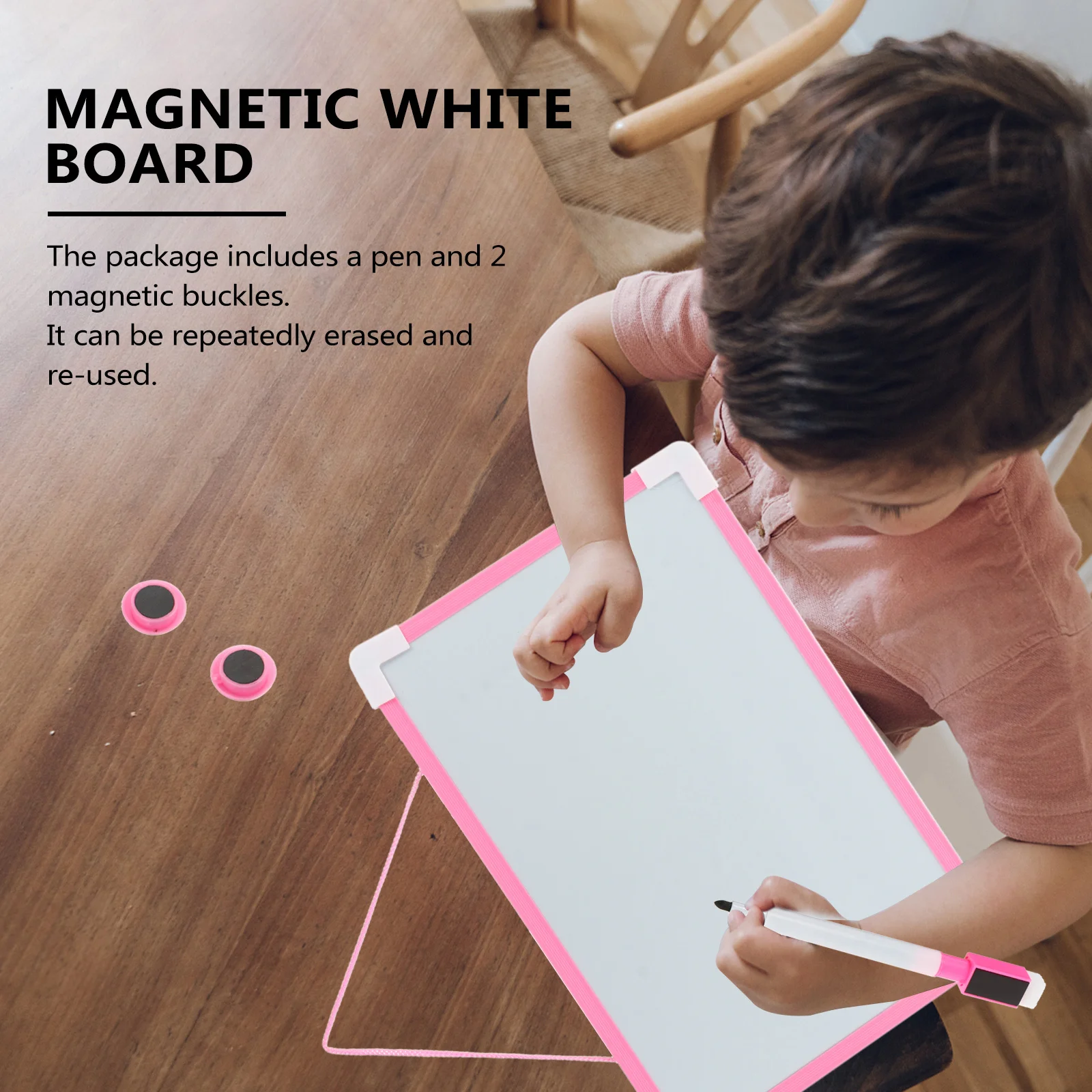 

1Set Kids Magnetic Writing Board Double-Sided Hanging Whiteboard Erasable Message Graffiti Painting Board Hanging Whiteboard