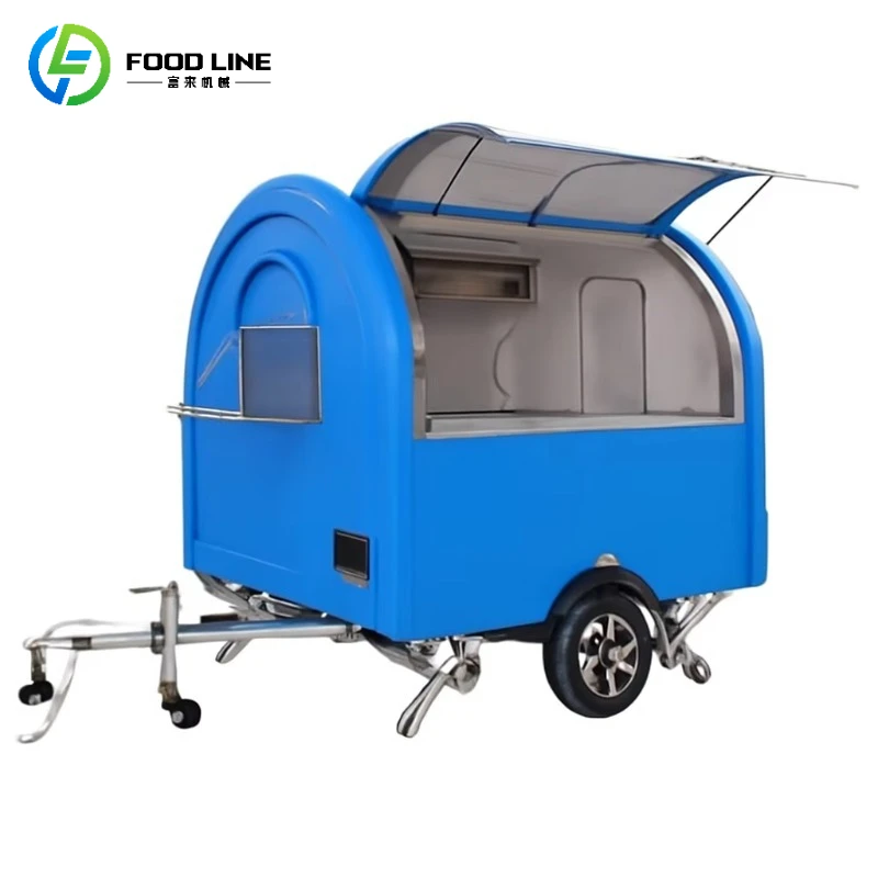 

Customized Amazing Price 2025 Modern Burger Business Ready Mobile Food Truck In-depth Customization Stainless Steel Food Trailer