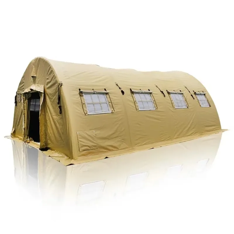 

Refugee Disaster Relief Tent Winter Outdoor Inflatable Temporary Isolation Emergency Shelter Tent with Customized Logo