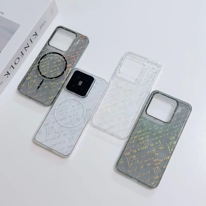 

Personality Bronzing Phone Case Suitable for Xiaomi15SPro 14ultra/15Non-Yellow Magnetic Protective cover
