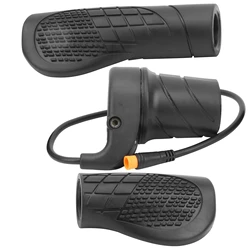 12v tot 72v compatibel gaspedaal, hoogwaardig rubberen half-draaigas, waterdicht schokabsorberend, voor elektrische mountainbikes