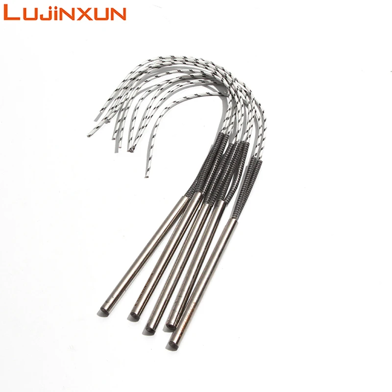 LUJINXUN 5pcs Cartridge Igniter Stove Heating Element 10x38/40/42/45mm Cartridge Heaters 150W-190W Cylindrical Tubular Heat Rod