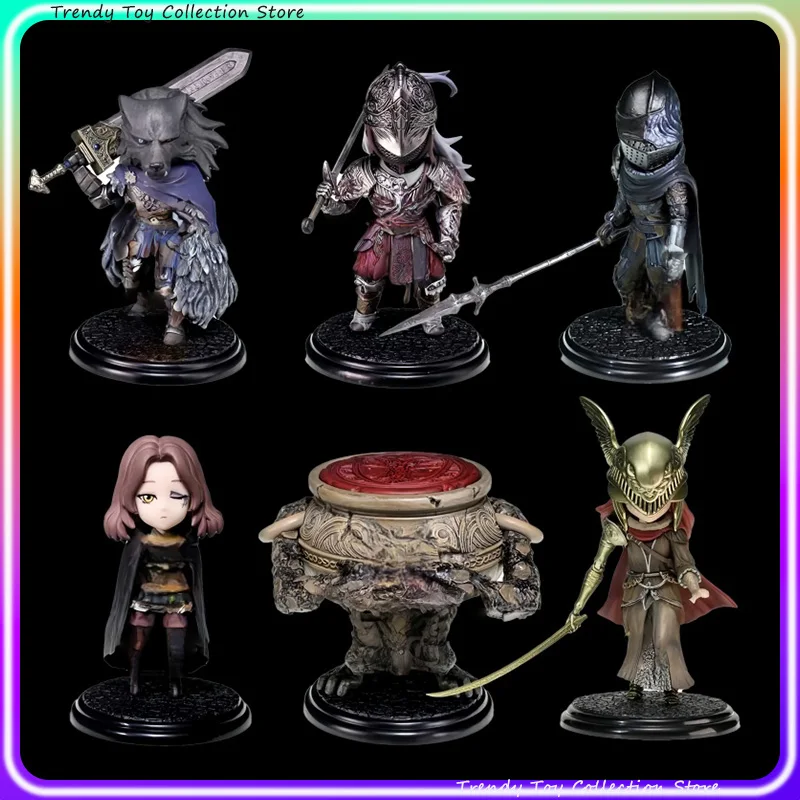 

Elden Ring Gaming Q Version Mini Ranni Blind Box Cat Melina Malenia The Half-Wolf Action Figure Lani Magic Ornaments Dolls