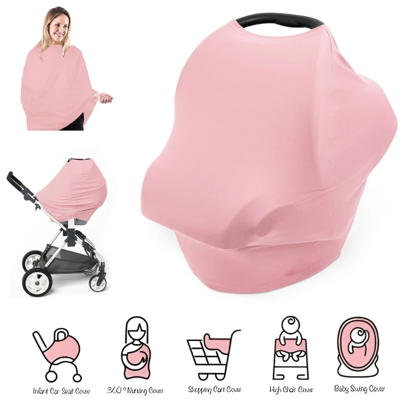 Breathable Nursing Cover Soft & Breathable Nursing Cover for Travel Parent Gift Q81A