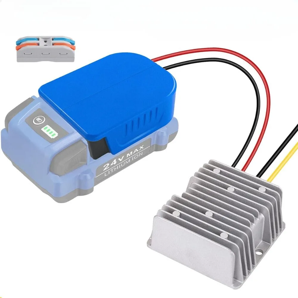 

Step Down DC 24V to 12V Converter for Kobalt 24V Battery Adapter Power 15A 180W DIY Voltage Regulator DIY for RC Car Toy