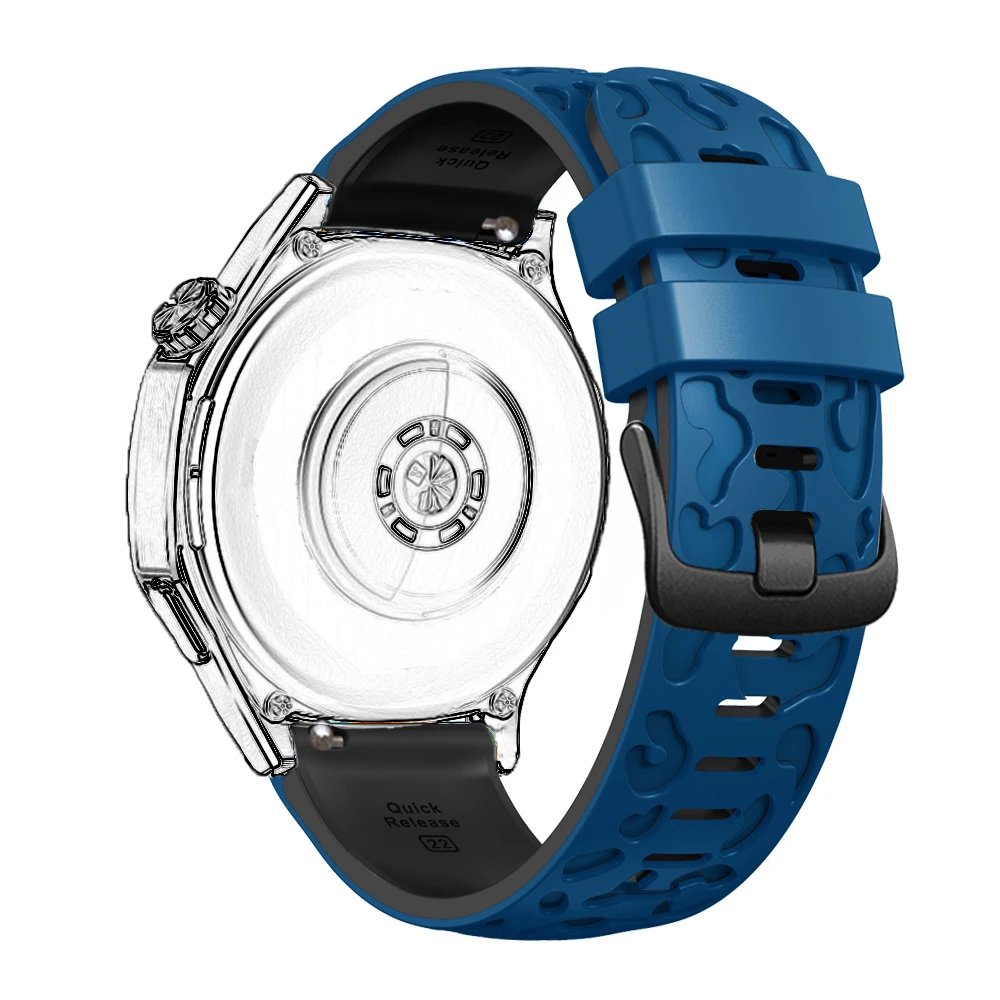 Спортивный силиконовый ремешок 22 мм для Garmin Forerunner 265 255/255 Music 745, ремешок для часов Vivoactive 4/Venu 3 2, браслет