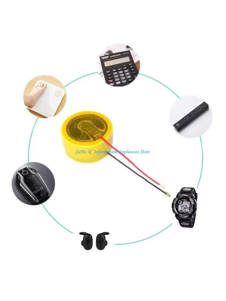 

Portable 3.6V Rechargeable Coin Battery LIR1254 for Various Portable Electronics