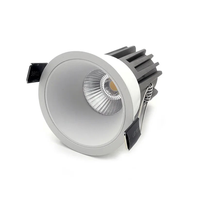 Spot lumineux LED encastrable avec technologie COB, éclairage d'intérieur, luminaire de plafond, lumière à intensité réglable, anti-absorbe ouissement, 7/9/12/15W, 110/220V