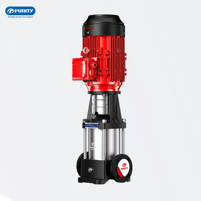 

15HP Electric Vertical Multi Stage Stainless Steel Centrifugal Fire Pump