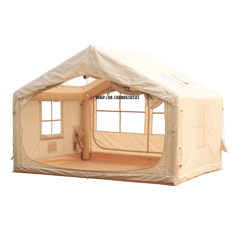 

7.5Automatic Inflatable Tent Outdoor Camping 3-4 People Camping Overnight Sun protection Rain