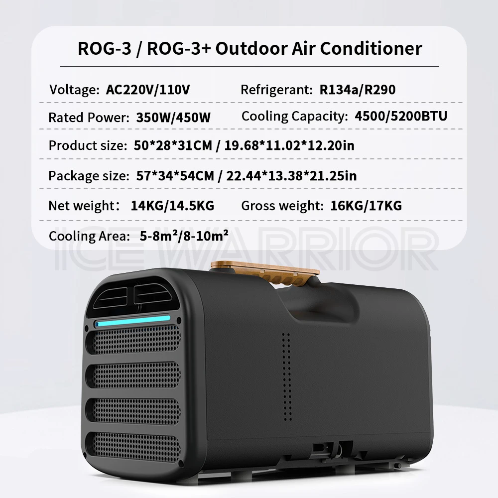 

110V 220V Mini Portable Air Conditioner 4500/5200BTU Air Cooler Dehumidifier Car Room Camping Rv Cooling For Caravan Camper