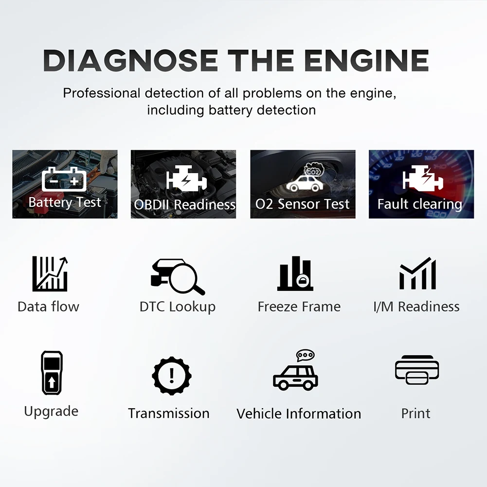 

Professional-Grade KONNWei Car Diagnostic Instrument Engine Diagnostic Scanner Tool