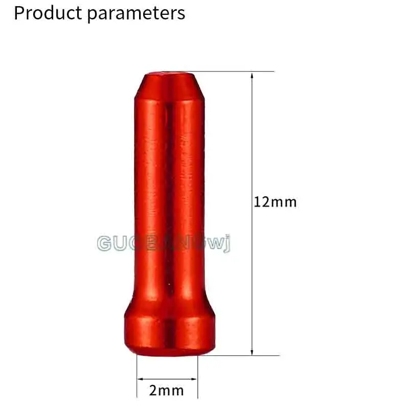 Mountain Bike Cable End Caps Aluminum Alloy Anti-Fray Scratch-Resistant Multi-Size Easy Install Brake Gear Wire End Covers